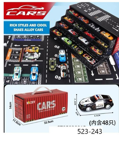 خرید ست مینی فلزی ۴۸عددی عقب کش بازمین مسابقه | فروشگاه اسباببازی قشم