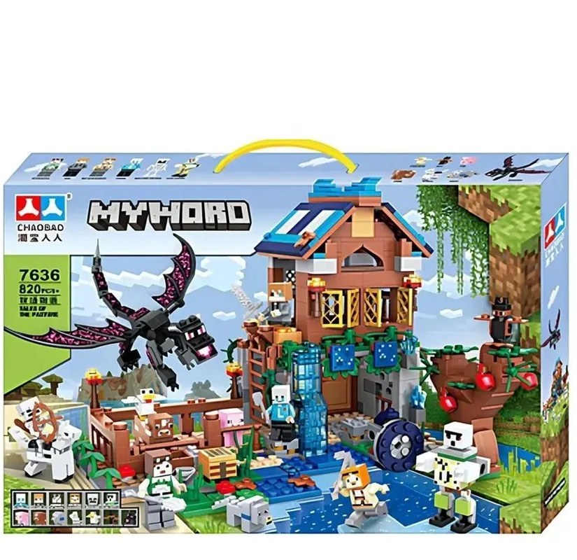 لگو ماینکرافت 820 قطعه چابو