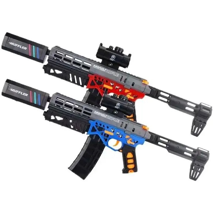 تفنگ تیر ژله ای شارژی  دوربین دار دودزا