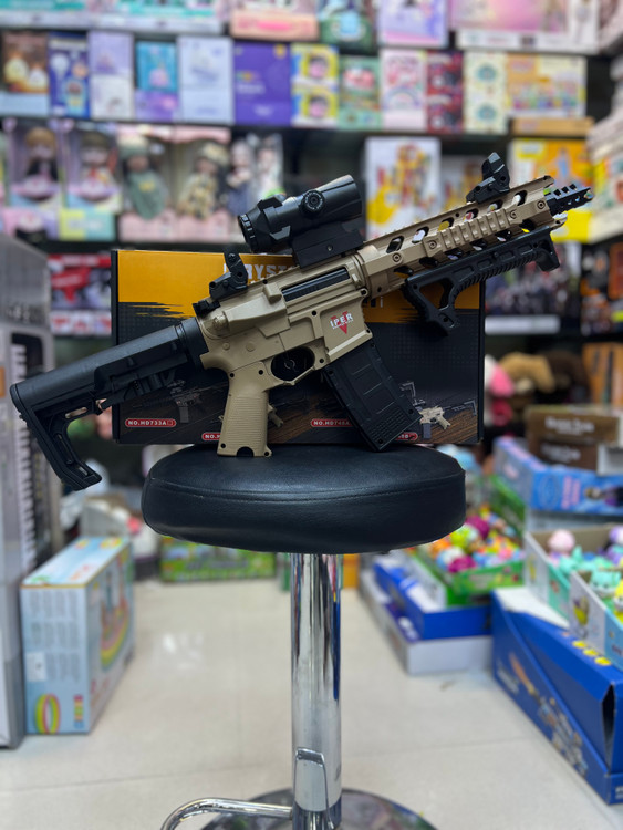 خرید تفنگ تیر ژله ای برد بالا M4 | فروشگاه اسباببازی قشم