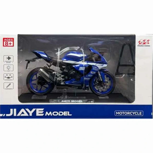 خرید ماکت موتور یاماها R1 برند جیای رنگ آبی | فروشگاه اسباببازی قشم