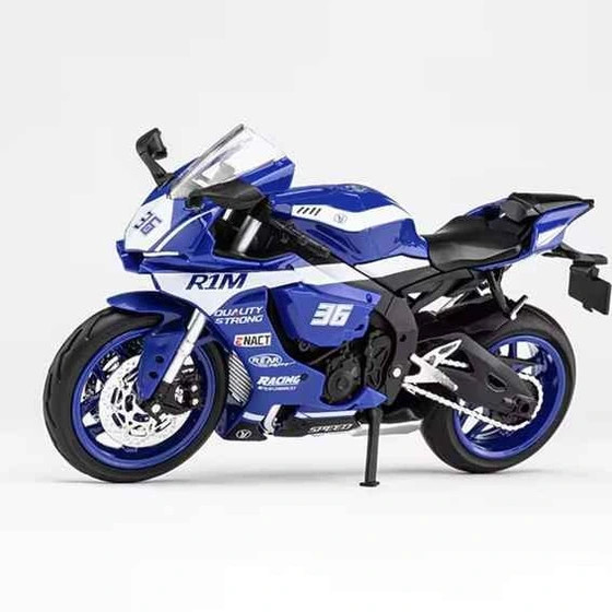 خرید ماکت موتور یاماها R1 برند جیای رنگ آبی | فروشگاه اسباببازی قشم