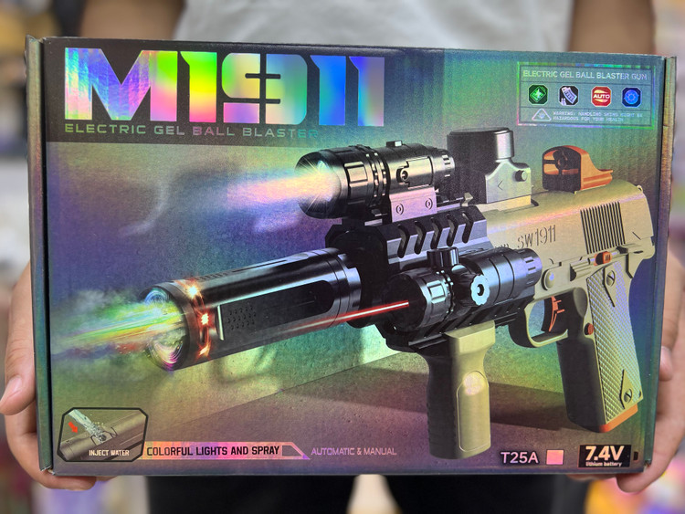 خرید کلت تیر ژله ای M1911. | فروشگاه اسباببازی قشم