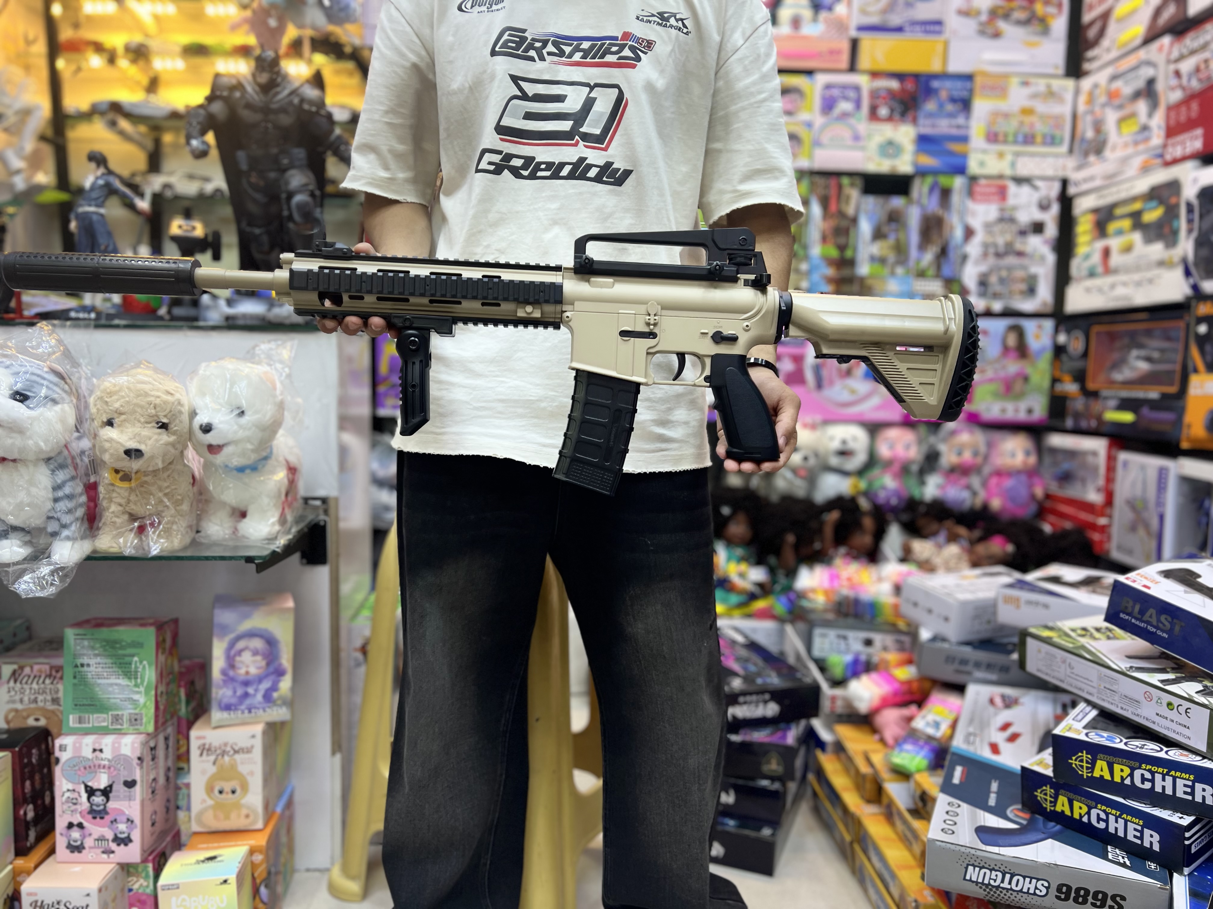 تفنگ تیر ژله ای M16.  XS_1802