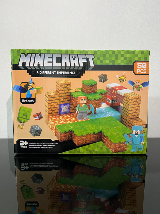 خرید مکعب مگنتی ماینکرافت ۵۰ قطعه اورجینال | فروشگاه اسباببازی قشم