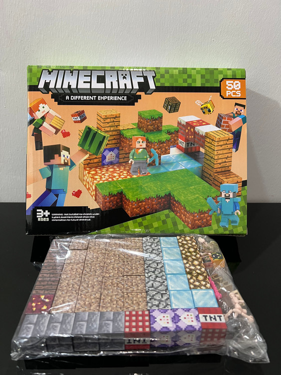 خرید مکعب مگنتی ماینکرافت ۵۰ قطعه اورجینال | فروشگاه اسباببازی قشم