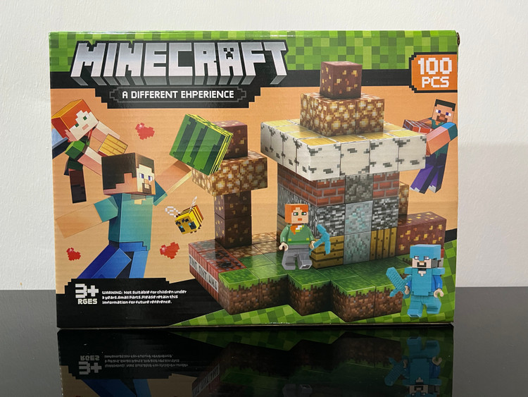 خرید مکعب مگنتی ماینکرافت 100قطعه اورجینال | فروشگاه اسباببازی قشم
