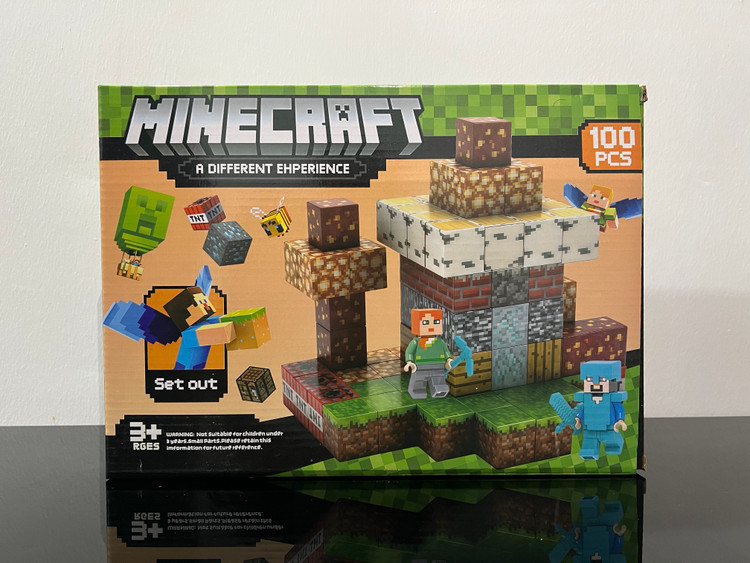 خرید مکعب مگنتی ماینکرافت 100قطعه اورجینال | فروشگاه اسباببازی قشم