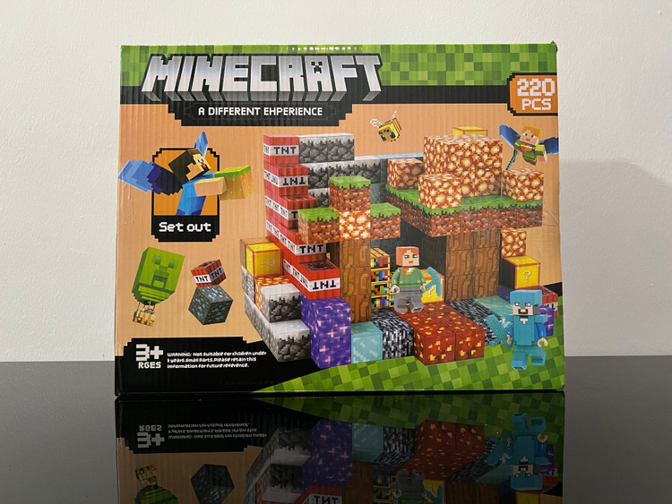 خرید مکعب مگنتی ماینکرافت 220قطعه اورجینال | فروشگاه اسباببازی قشم