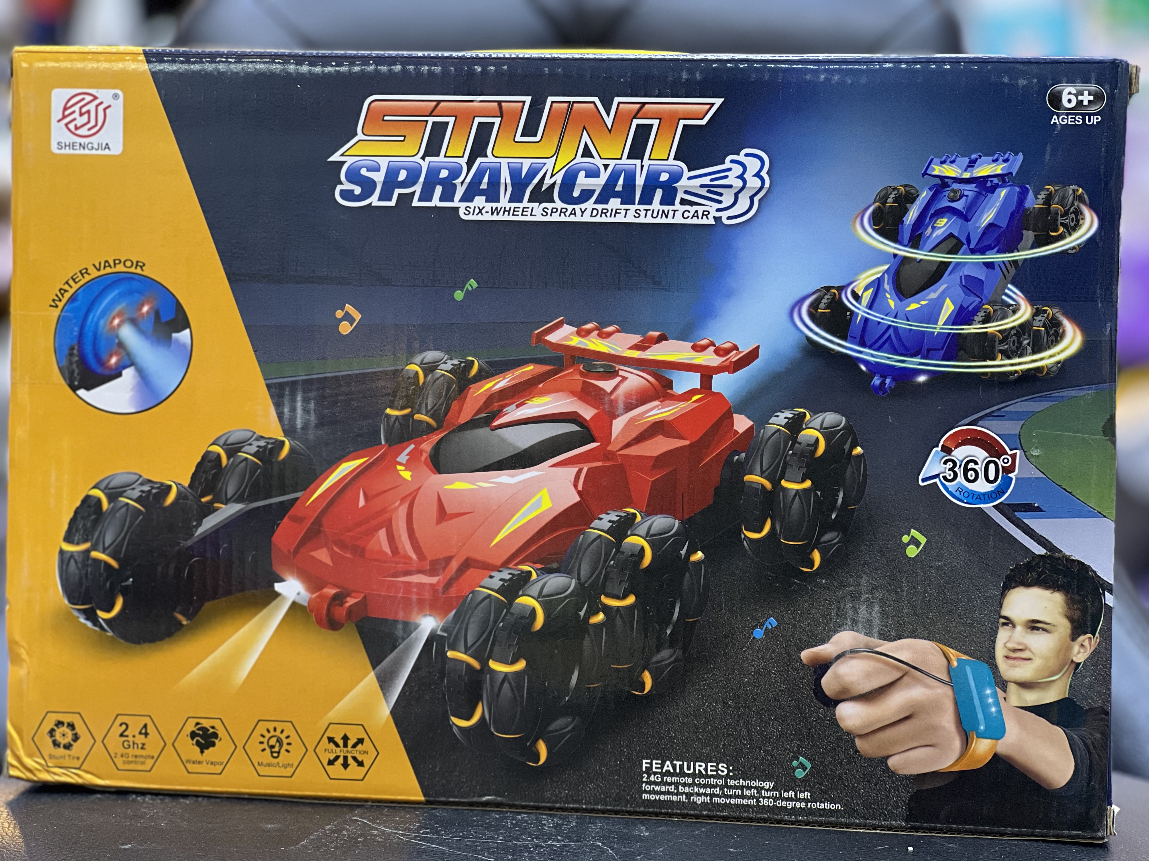 ماشین دیوانه شیش چرخ دود زای شارژی