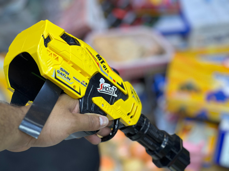 دست کش تفنگی تیرژله ای رگباری