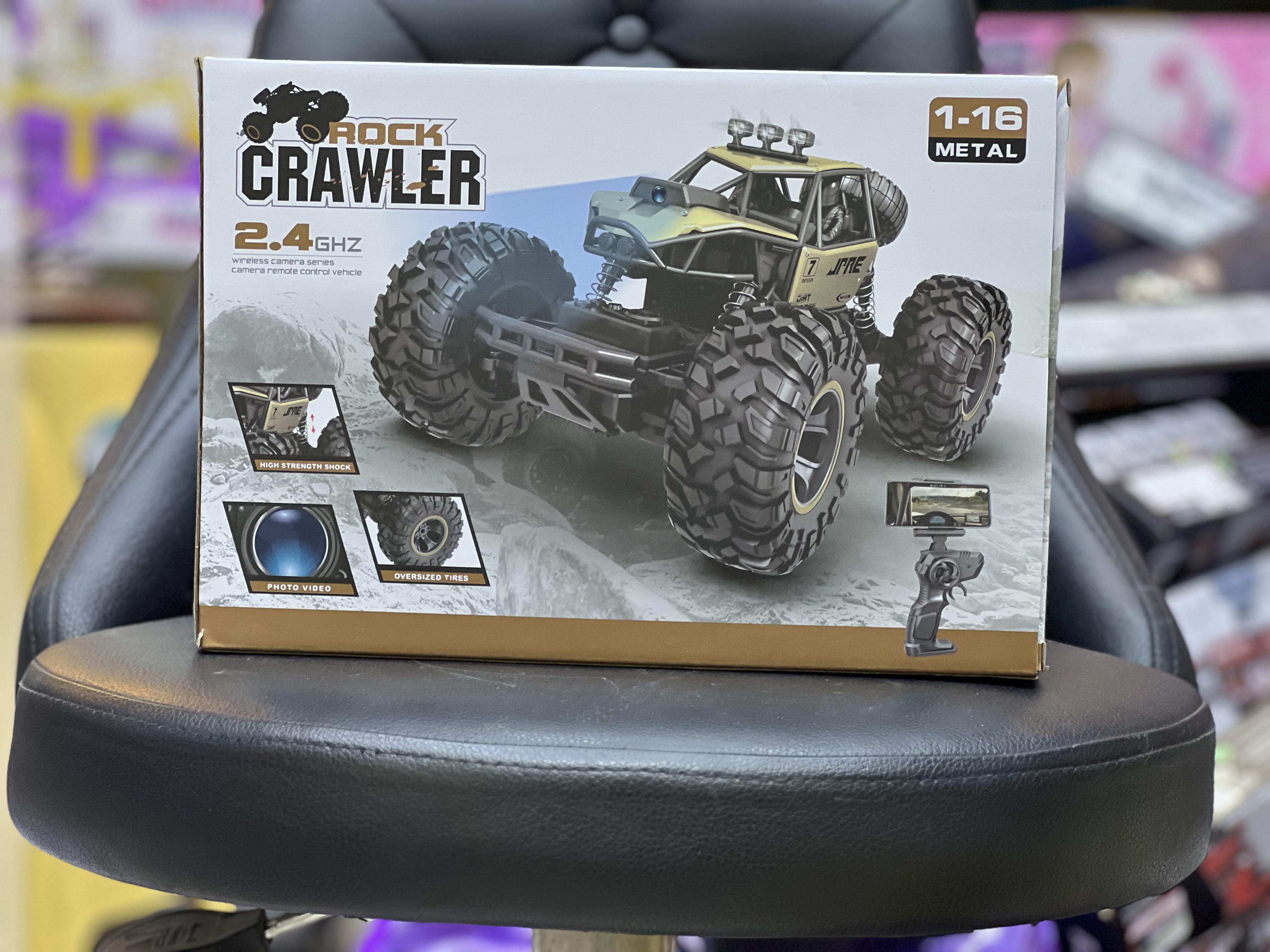 ماشین آفرود دوربین دار سایز۱:۱۶شارژی