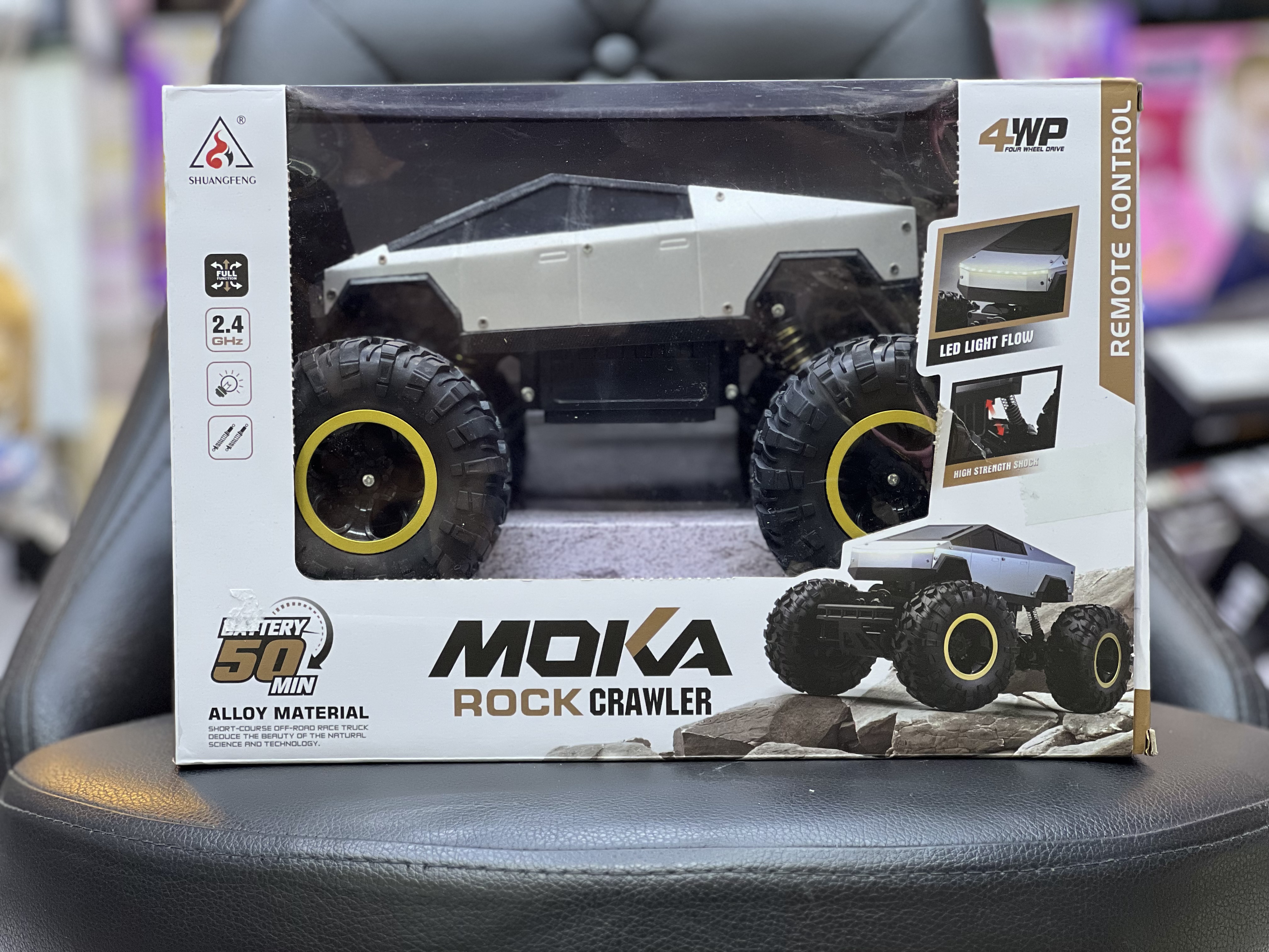 ماشین آفرودی تسلا بدنه فلز شارژی سایز۱:۱۶