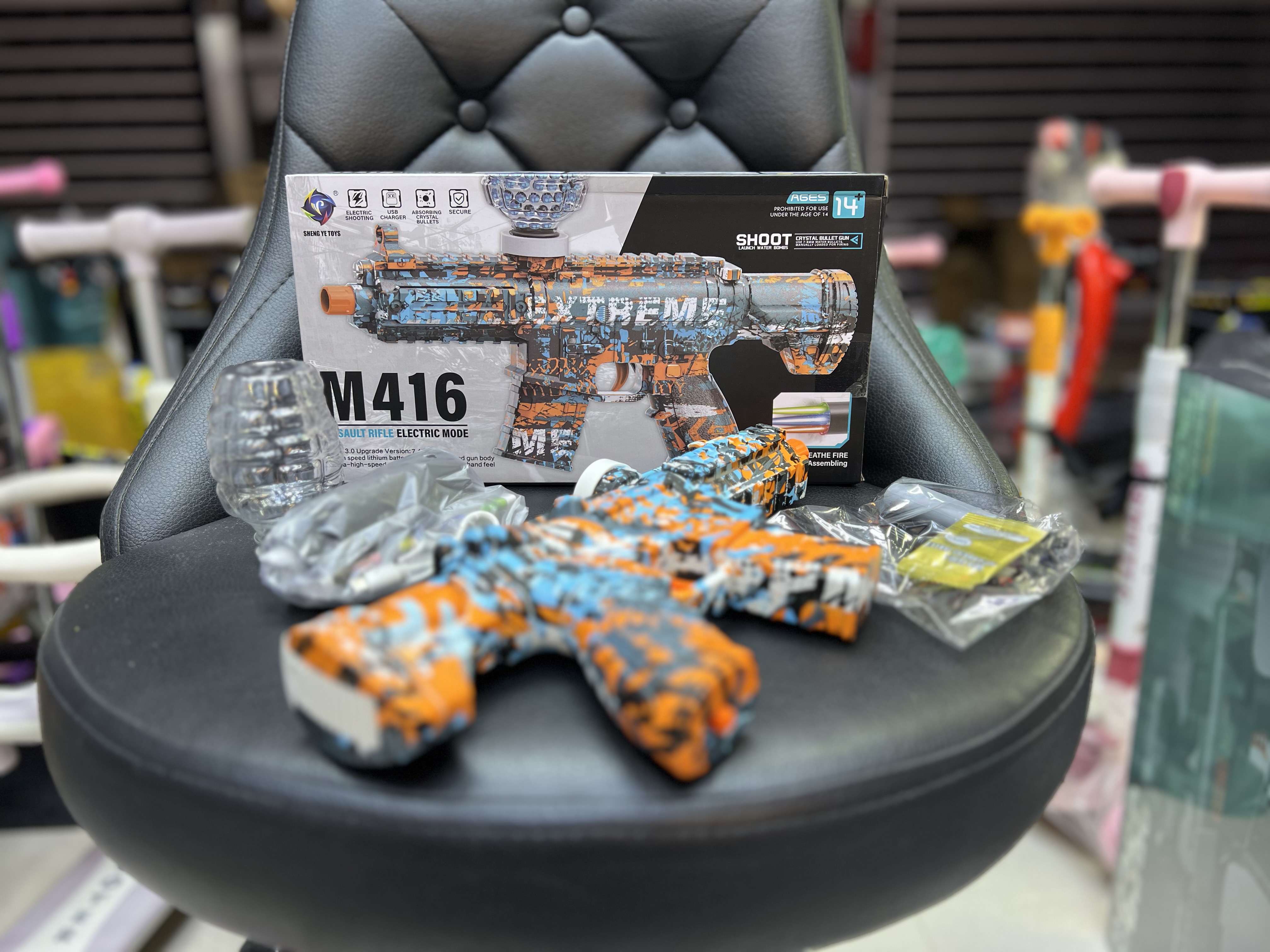 تفنگ تیر ژلهای M416شارژی