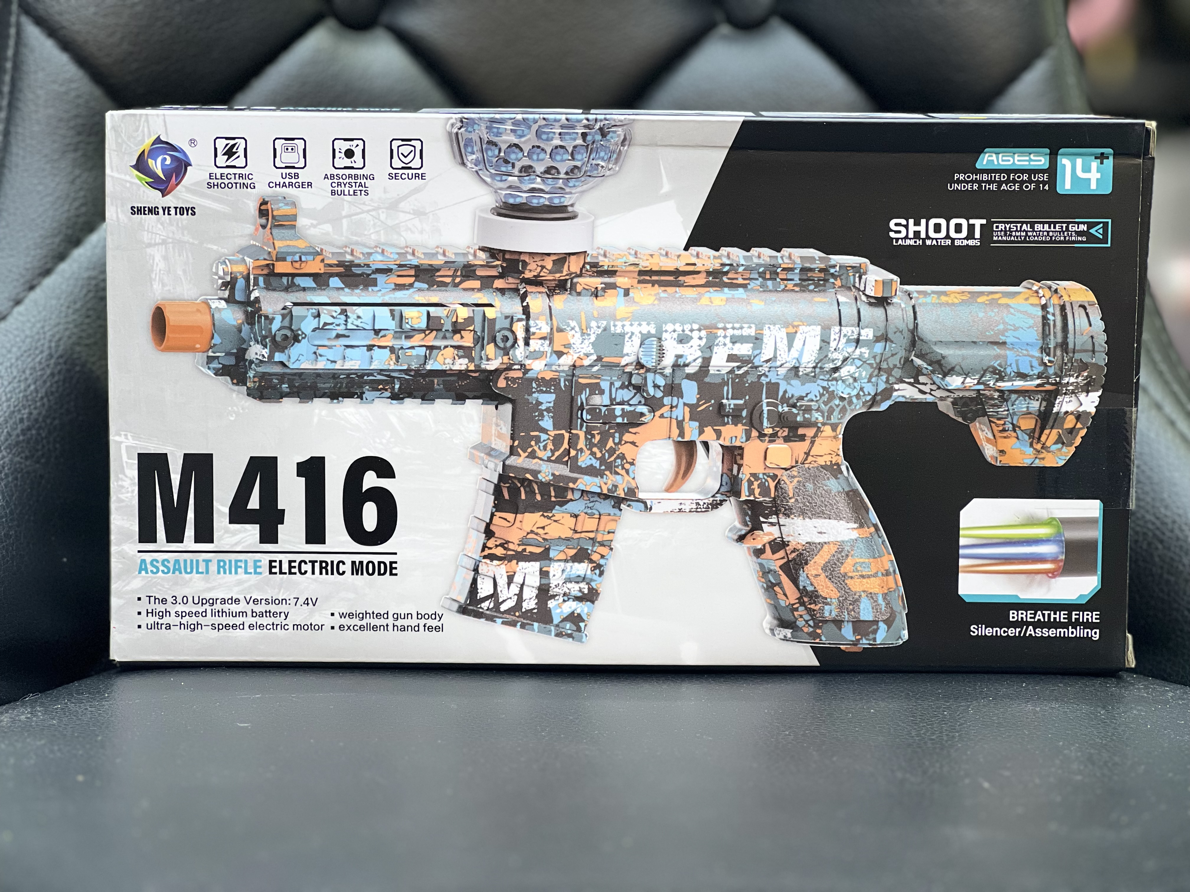 تفنگ تیر ژلهای M416شارژی