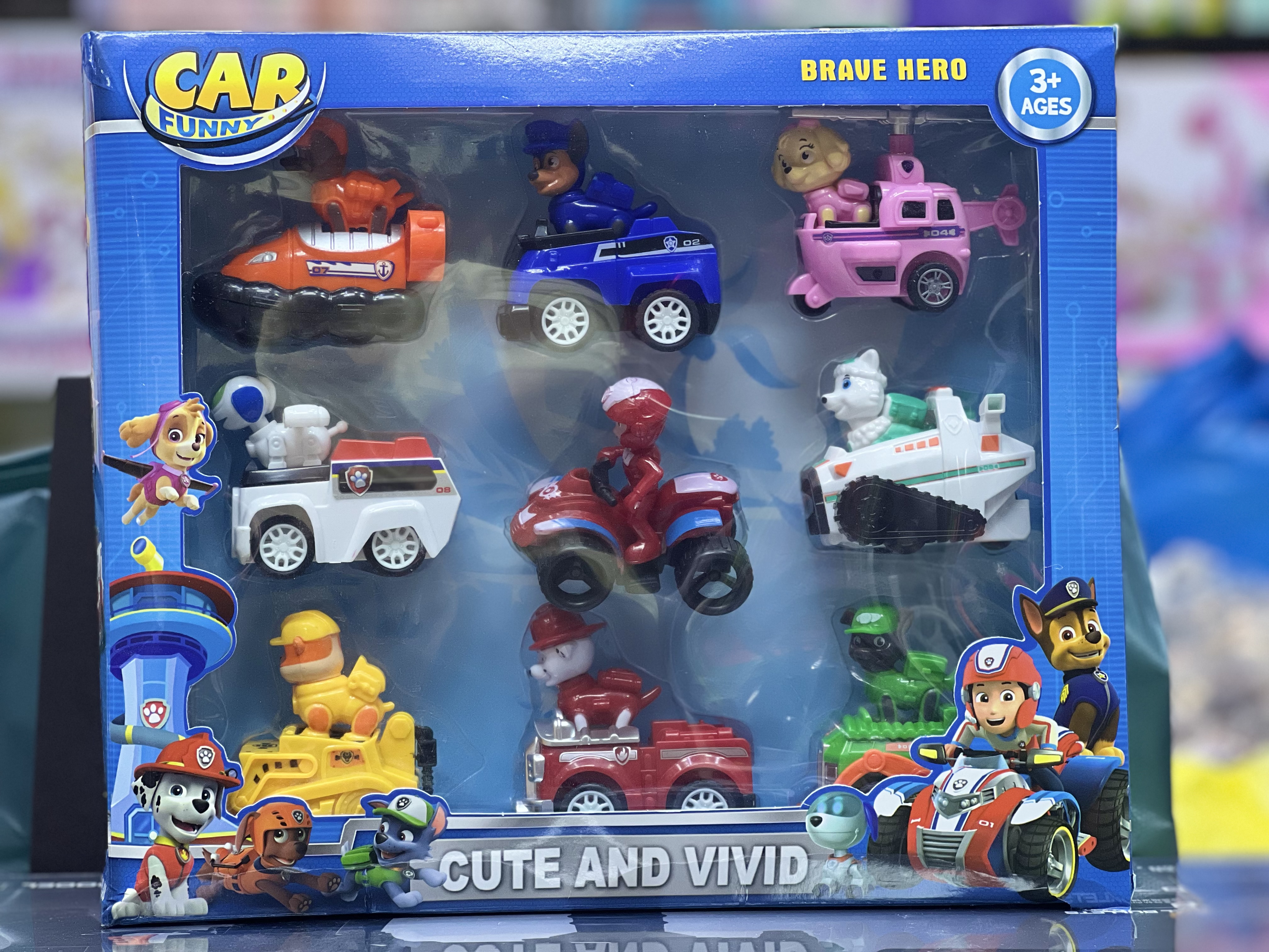 ست ۹ عددی فیگور سگ‌های نگهبان (PAW Patrol) اورجینال
