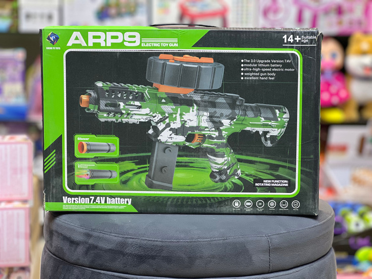 تفنگ ARP9ژله ای کیفیت کیفیت بالا با عینک و خفه کن نوری